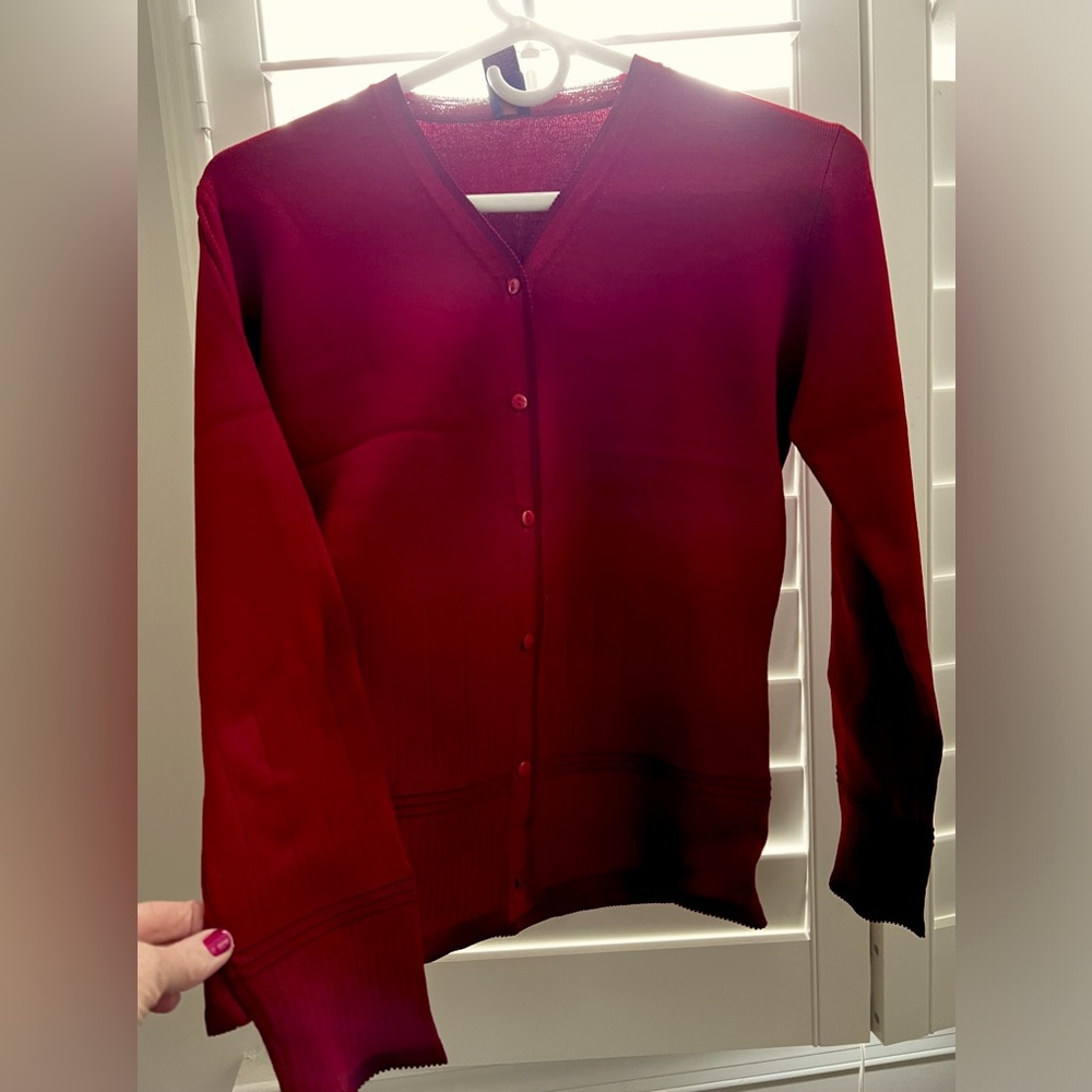 Sonia Burgundy sweater Size S